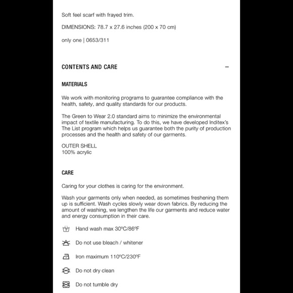 ZARA SOFT PLAID SCARF | NWT - Picture 6 of 6